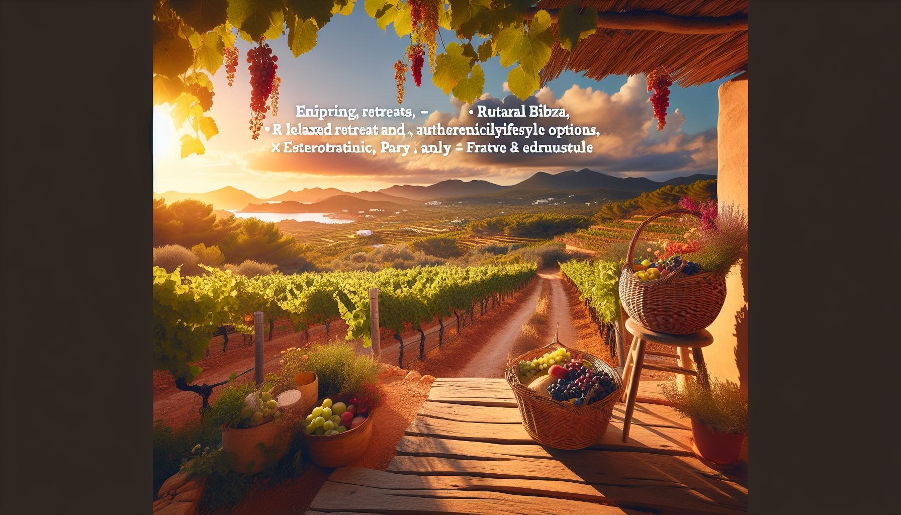 Can Maymo Ibiza: Experience Rural Tranquility and Vineyard Tours